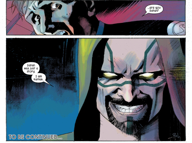 Illustration for article titled Here Is the Most Ridiculously Badass Moment in Comics This Week, Courtesy of Karnak